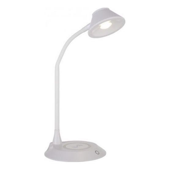 JUST LIGHT. 14414-16 - LED stmievateľná flexibilná dotyková stôl lampa s bezdrôtovým nabíjaním PUCKI LED/4,5W/230V biela