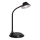 JUST LIGHT. 14414-18 - LED Stmievateľná flexibilná dotyková stolná lampa s bezdrôtovým nabíjaním PUCKI LED/4,5W/230V čierna