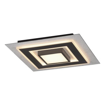 JUST LIGHT. 14439-21 - LED stropné svietidlo CICHIO LED/18,5W/230V + LED/9W 40x40 cm čierna