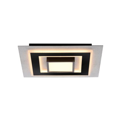 JUST LIGHT. 14439-21 - LED stropné svietidlo CICHIO LED/18,5W/230V + LED/9W 40x40 cm čierna
