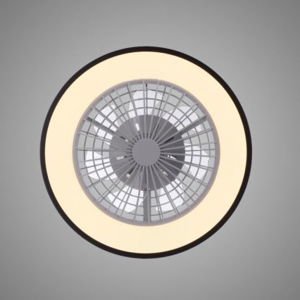 JUST LIGHT. 14447-18 - LED RGBW Stmievateľný stropný ventilátor so svetlom LENO LED/44W/230V 3000-6500K pr. 48,6 cm biela + diaľkové ovládanie