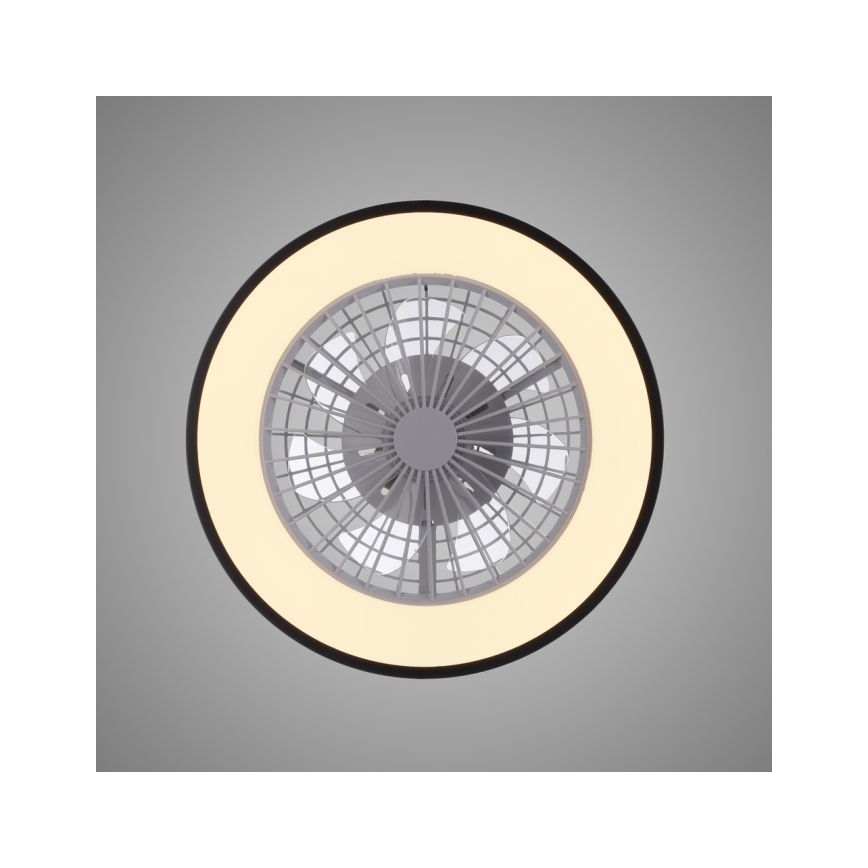 JUST LIGHT. 14447-18 - LED RGBW Stmievateľný stropný ventilátor so svetlom LENO LED/44W/230V 3000-6500K pr. 48,6 cm biela + diaľkové ovládanie