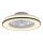 JUST LIGHT. 14447-18 - LED RGBW Stmievateľný stropný ventilátor so svetlom LENO LED/44W/230V 3000-6500K pr. 48,6 cm biela + diaľkové ovládanie