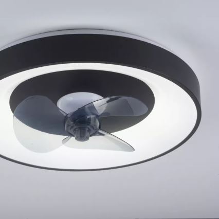 JUST LIGHT. 14644-18 - LED Stmievateľné stropné svietidlo s ventilátorom VENIKA LED/36W/230V pr. 48,6 cm 2700-5000K + diaľkové ovládanie