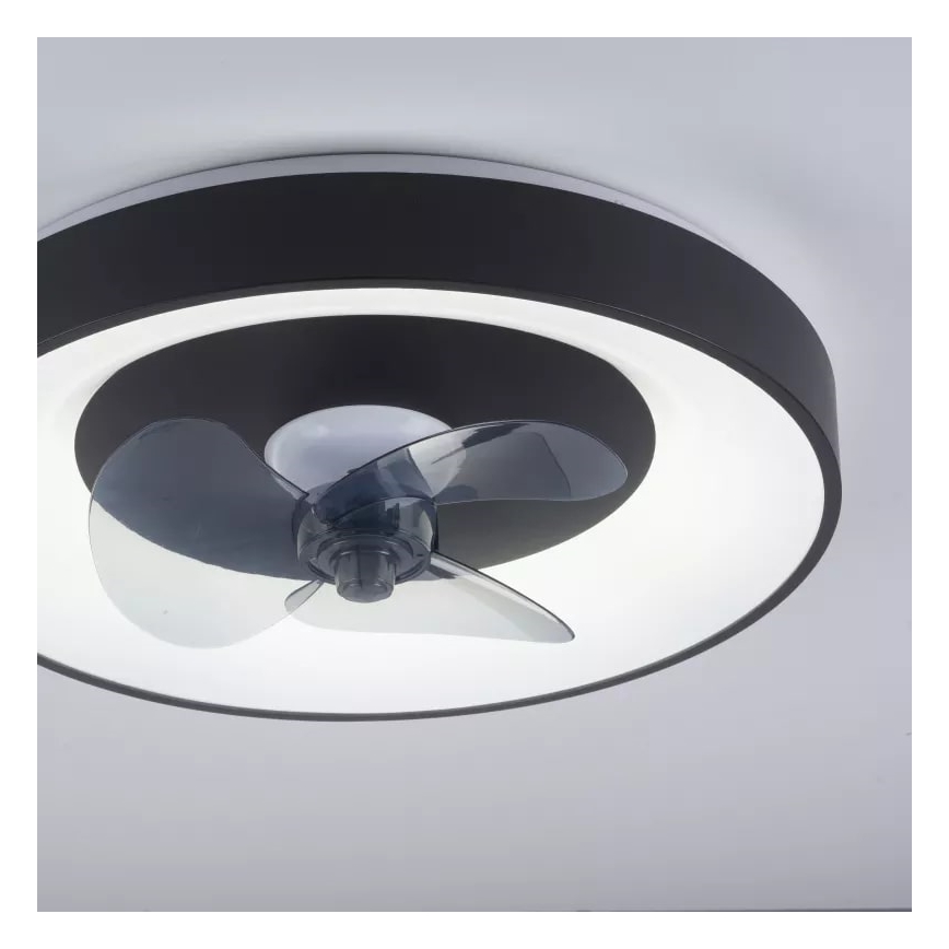 JUST LIGHT. 14644-18 - LED Stmievateľné stropné svietidlo s ventilátorom VENIKA LED/36W/230V pr. 48,6 cm 2700-5000K + diaľkové ovládanie