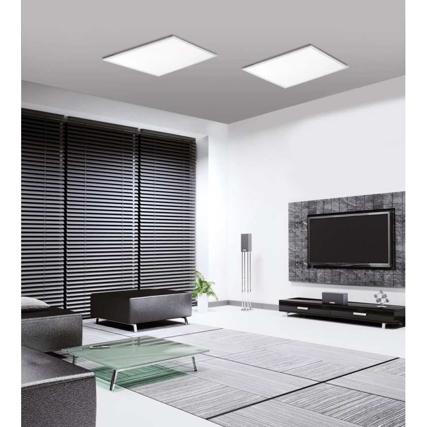 JUST LIGHT. 14681-16 - LED RGB Stmievateľný prisadený panel LOLA FLAT LED/28W/230V 2700-5000K + diaľkové ovládanie