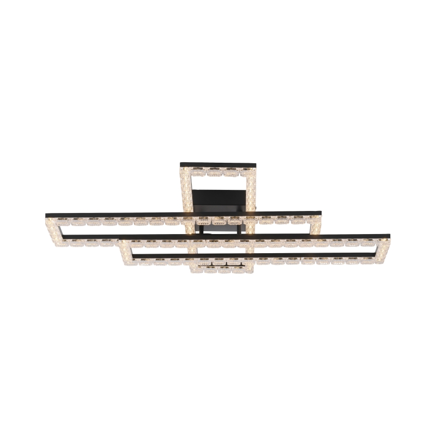 JUST LIGHT. 14733-18 - LED Stropné svietidlo GLITRA LED/35W/230V 57x72 cm čierna