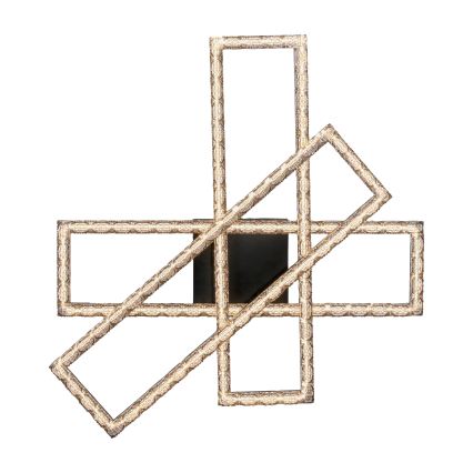 JUST LIGHT. 14733-18 - LED Stropné svietidlo GLITRA LED/35W/230V 57x72 cm čierna