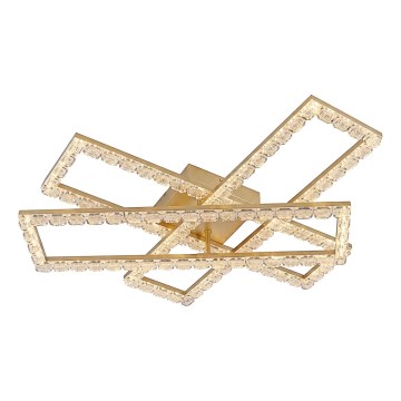 JUST LIGHT. 14733-60 - LED stropné svietidlo GLITRA LED/35W/230V 57,25x72,05 cm zlatá