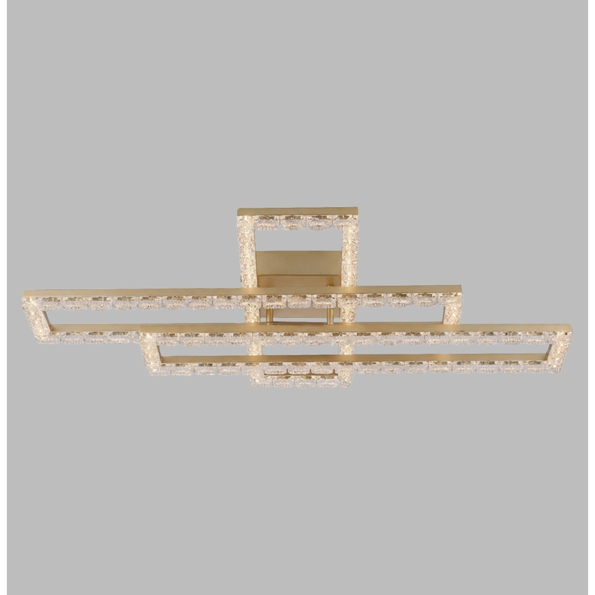 JUST LIGHT. 14733-60 - LED stropné svietidlo GLITRA LED/35W/230V 57,25x72,05 cm zlatá