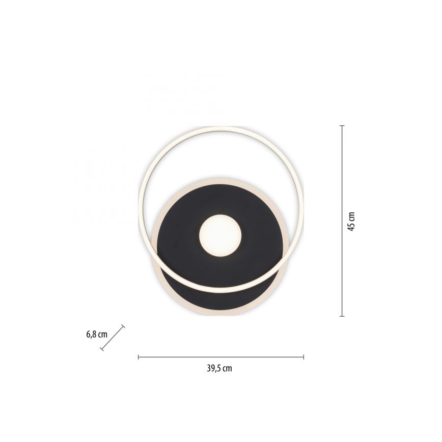 JUST LIGHT. 15046-18 - LED Stmievateľné stropné svietidlo DOMINO LED/26,5W/230V