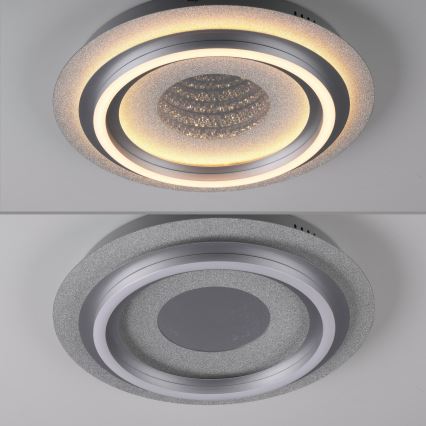 JUST LIGHT. 15089-21 - LED stropné svietidlo CICHIO LED/36W/230V pr. 40 cm matný chróm