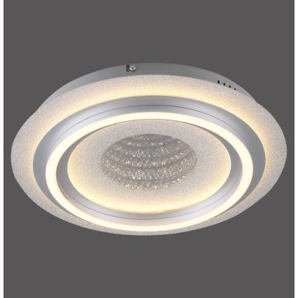 JUST LIGHT. 15089-21 - LED stropné svietidlo CICHIO LED/36W/230V pr. 40 cm matný chróm