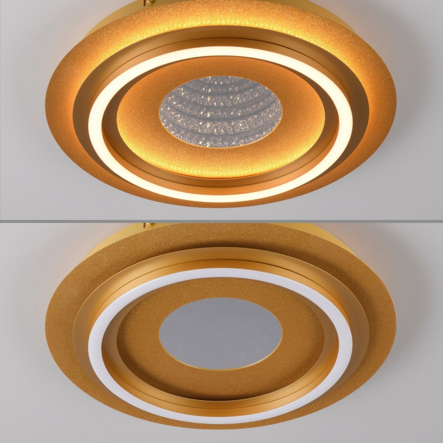 JUST LIGHT. 15089-60 - LED Stropné svietidlo CICHIO LED/36W/230V pr. 40 cm zlaté