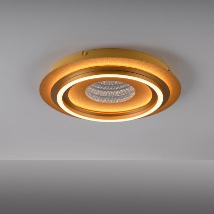 JUST LIGHT. 15089-60 - LED Stropné svietidlo CICHIO LED/36W/230V pr. 40 cm zlaté
