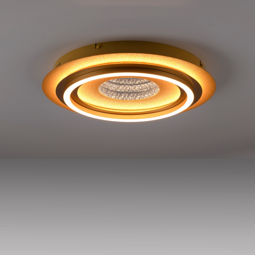 JUST LIGHT. 15089-60 - LED Stropné svietidlo CICHIO LED/36W/230V pr. 40 cm zlaté