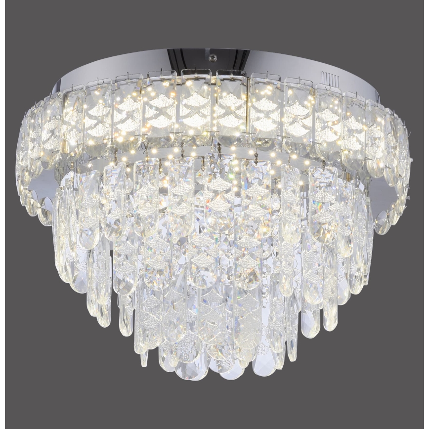 JUST LIGHT. 15092-17 - LED Stropné svietidlo KULUNKA LED/33W/230V pr. 38 cm lesklý chróm