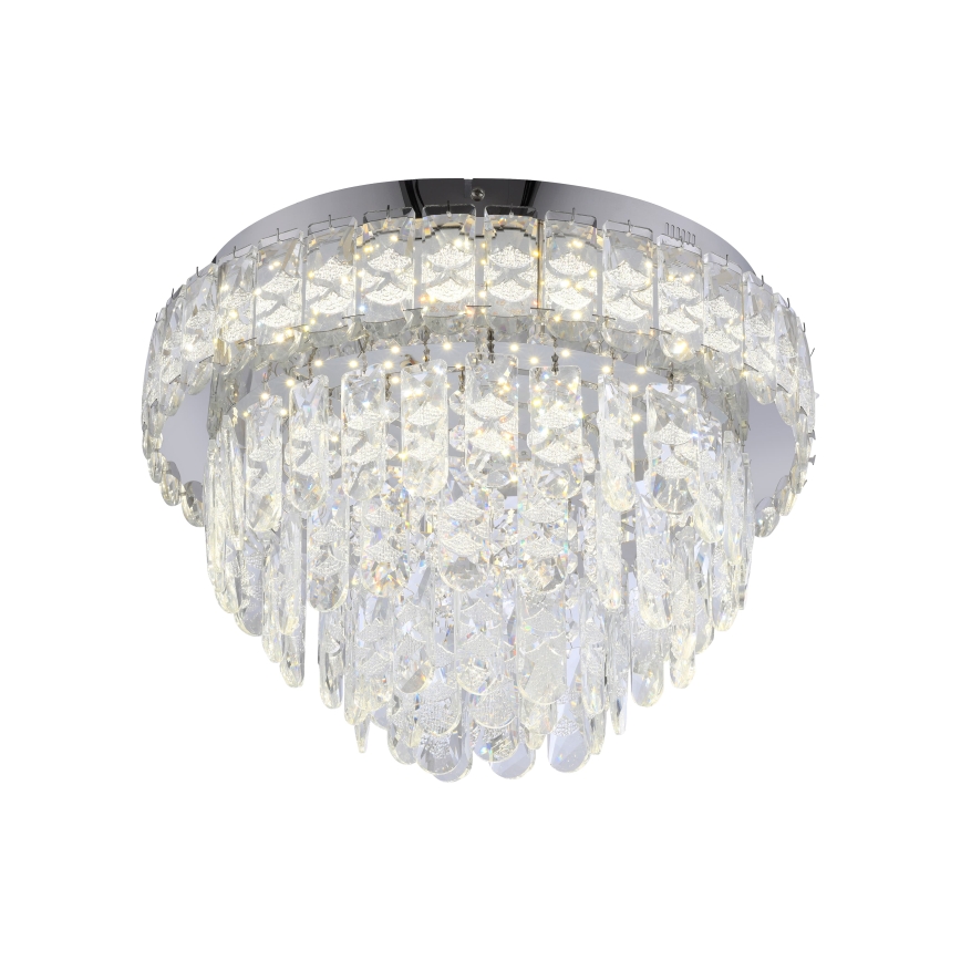 JUST LIGHT. 15092-17 - LED Stropné svietidlo KULUNKA LED/33W/230V pr. 38 cm lesklý chróm