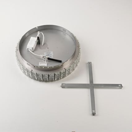 JUST LIGHT. 15092-17 - LED Stropné svietidlo KULUNKA LED/33W/230V pr. 38 cm lesklý chróm
