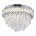 JUST LIGHT. 15092-17 - LED Stropné svietidlo KULUNKA LED/33W/230V pr. 38 cm lesklý chróm