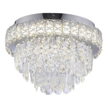 JUST LIGHT. 15092-17 - LED Stropné svietidlo KULUNKA LED/33W/230V pr. 38 cm lesklý chróm