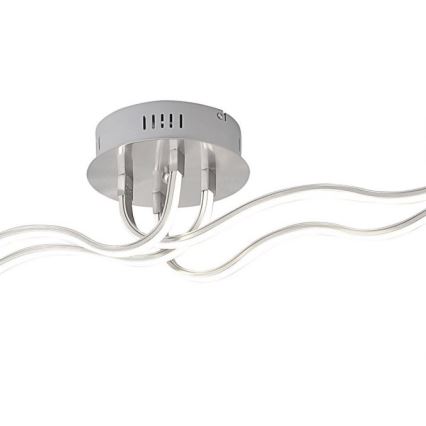 JUST LIGHT. 15126-55 - LED Prisadený luster WAVE LED/29,4W/230V matný chróm