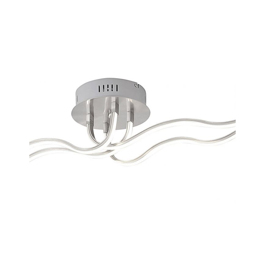 JUST LIGHT. 15126-55 - LED Prisadený luster WAVE LED/29,4W/230V matný chróm