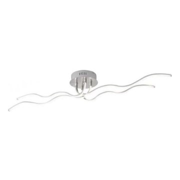 JUST LIGHT. 15126-55 - LED Prisadený luster WAVE LED/29,4W/230V matný chróm