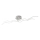 JUST LIGHT. 15126-55 - LED Prisadený luster WAVE LED/29,4W/230V matný chróm