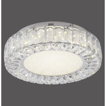 JUST LIGHT. 15221-17 - LED Stropné svietidlo KULUNKA LED/32W/230V pr. 37 cm lesklý chróm