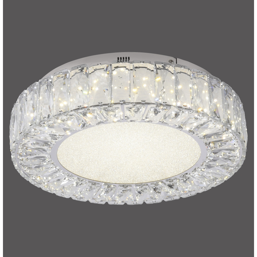 JUST LIGHT. 15221-17 - LED Stropné svietidlo KULUNKA LED/32W/230V pr. 37 cm lesklý chróm