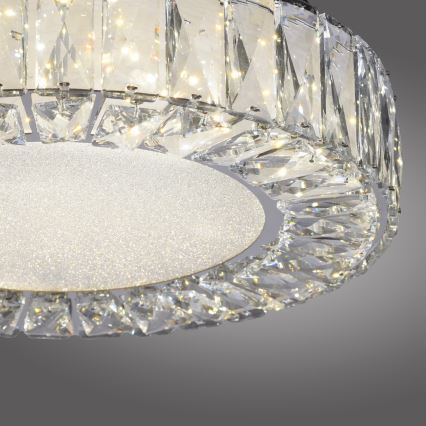 JUST LIGHT. 15221-17 - LED Stropné svietidlo KULUNKA LED/32W/230V pr. 37 cm lesklý chróm