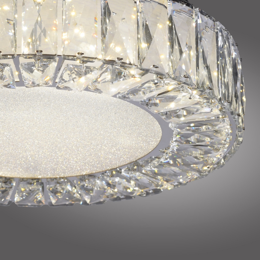 JUST LIGHT. 15221-17 - LED Stropné svietidlo KULUNKA LED/32W/230V pr. 37 cm lesklý chróm