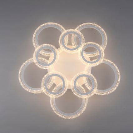 JUST LIGHT. 15268-16 - LED Stropné svietidlo CRYSTALLO LED/48,5W/230V priemer 68,6 cm biela