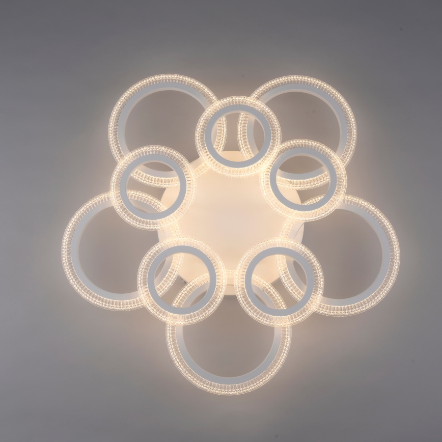 JUST LIGHT. 15268-16 - LED Stropné svietidlo CRYSTALLO LED/48,5W/230V priemer 68,6 cm biela