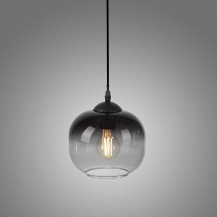 JUST LIGHT. 15420-18 - Luster na lanku ZEA 1xE27/25W/230V čierna