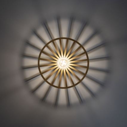 JUST LIGHT. 15635-60 - Stropné svietidlo SPIKE 1xE27/40W/230V pr. 30 cm mosadz