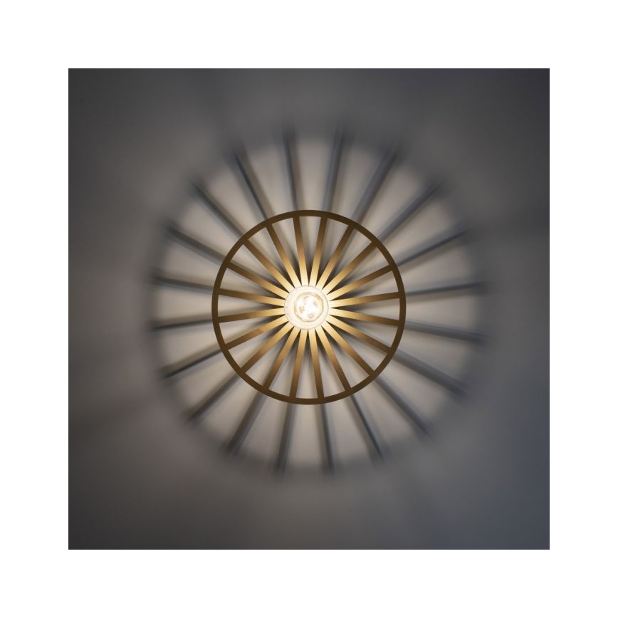 JUST LIGHT. 15635-60 - Stropné svietidlo SPIKE 1xE27/40W/230V pr. 30 cm mosadz