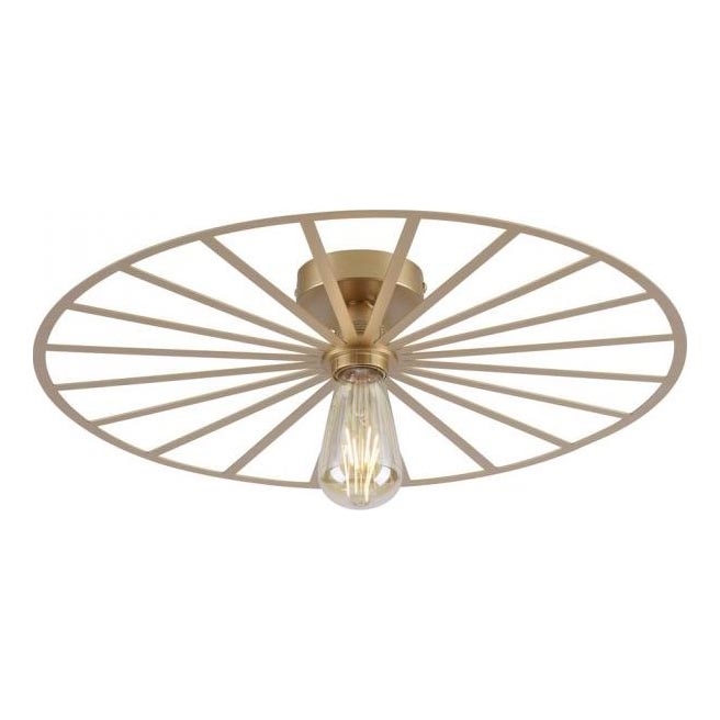 JUST LIGHT. 15636-60 - Stropné svietidlo SPIKE 1xE27/40W/230V pr. 50 cm mosadz