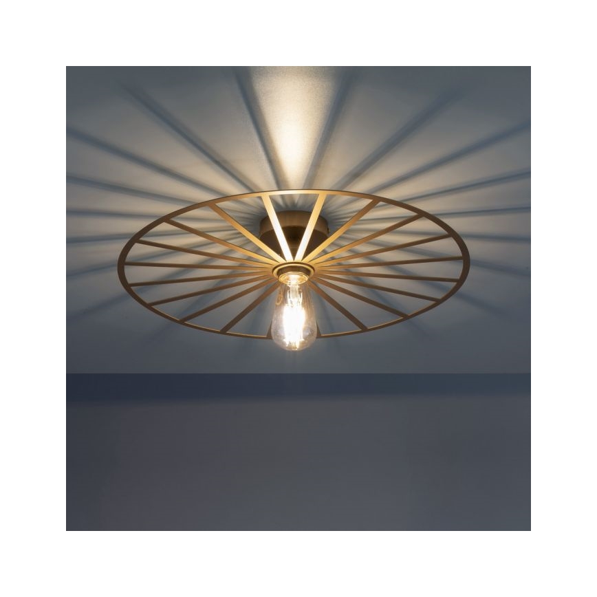 JUST LIGHT. 15636-60 - Stropné svietidlo SPIKE 1xE27/40W/230V pr. 50 cm mosadz