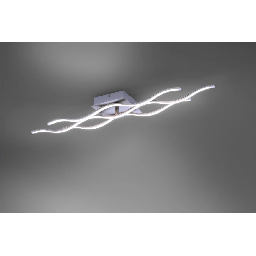 JUST LIGHT. 16266-55 - LED RGB Stmievateľné stropné svietidlo LOLA WAVE LED/30W/230V 2700-5000K + diaľkové ovládanie