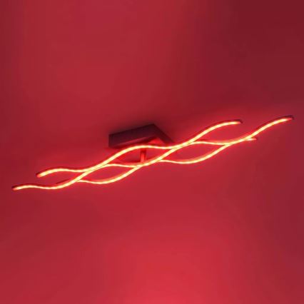 JUST LIGHT. 16266-55 - LED RGB Stmievateľné stropné svietidlo LOLA WAVE LED/30W/230V 2700-5000K + diaľkové ovládanie