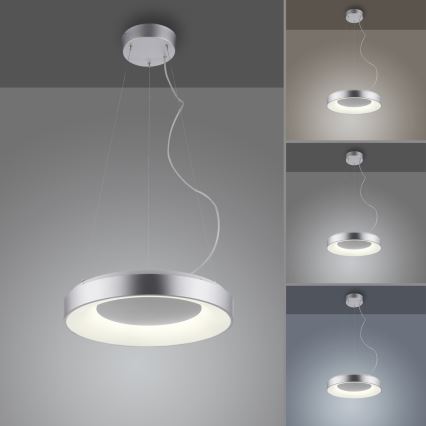 JUST LIGHT. 17075-21 - LED Stmievateľný luster na lanku KETO ANIKA LED/26,5W/230V 2700-5000K + diaľkové ovládanie