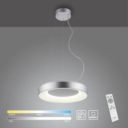 JUST LIGHT. 17075-21 - LED Stmievateľný luster na lanku KETO ANIKA LED/26,5W/230V 2700-5000K + diaľkové ovládanie
