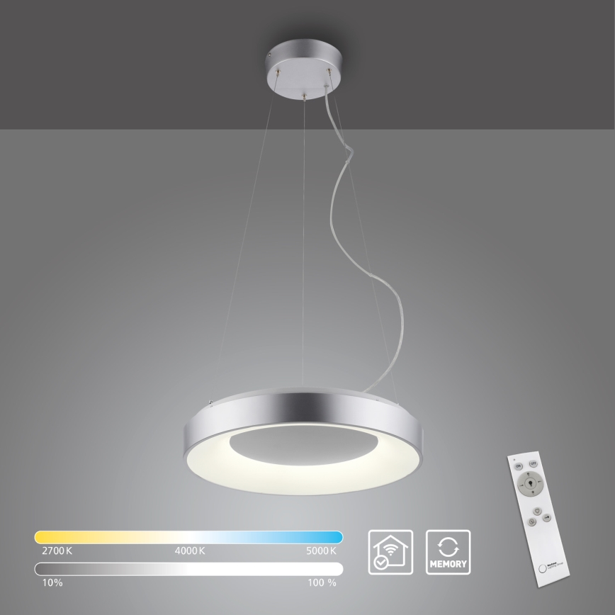 JUST LIGHT. 17075-21 - LED Stmievateľný luster na lanku KETO ANIKA LED/26,5W/230V 2700-5000K + diaľkové ovládanie