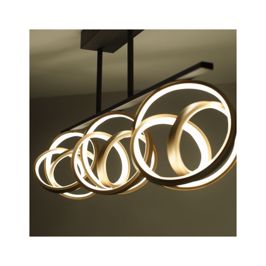 JUST LIGHT. 6245-18 - LED Stmievateľný prisadený luster LOOP 3xLED/11W/230V 2700-5000K + diaľkové ovládanie