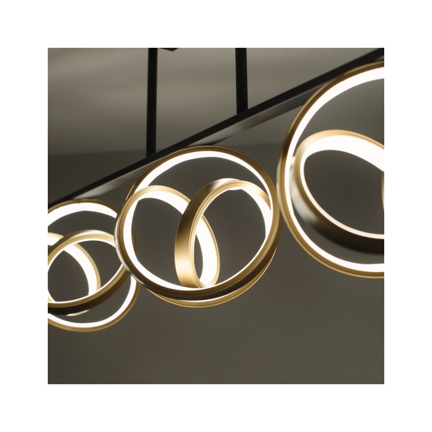 JUST LIGHT. 6245-18 - LED Stmievateľný prisadený luster LOOP 3xLED/11W/230V 2700-5000K + diaľkové ovládanie