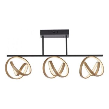 JUST LIGHT. 6245-18 - LED Stmievateľný prisadený luster LOOP 3xLED/11W/230V 2700-5000K + diaľkové ovládanie