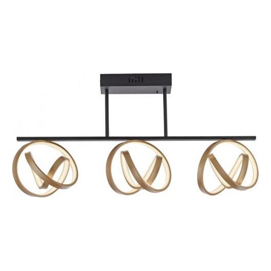 JUST LIGHT. 6245-18 - LED Stmievateľný prisadený luster LOOP 3xLED/11W/230V 2700-5000K + diaľkové ovládanie