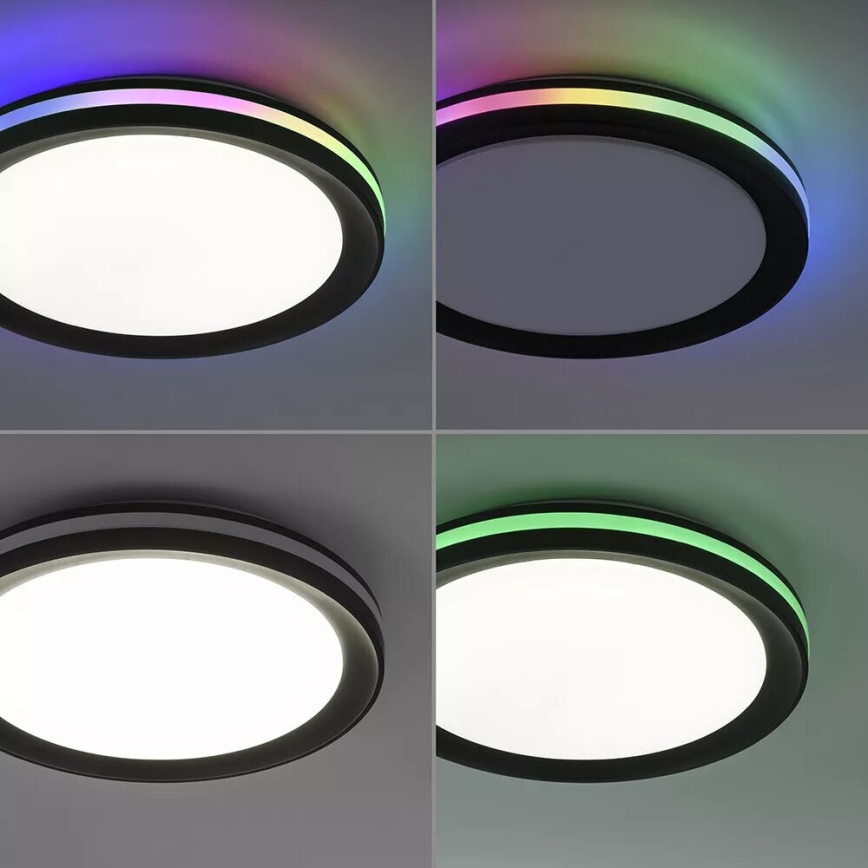 JUST LIGHT. 7509018 - LED RGBW Stmievateľné stropné svietidlo GANGES LED/24W/230V 2700-5000K + diaľkové ovládanie